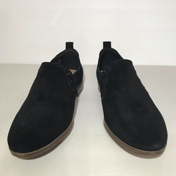 Clarks Trish Bell Studded Suede Slip-On Booties - Picture 4 of 7